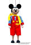 Mickey Mouse marioneta de madera